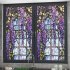 Floral Stained Glass Window Film UV Blocking Heat Insulation Violet Pattern Static Window Clings For Window Glass Decorations 45 x 100cm