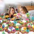 Flower Garden Building Toys Colorful Interconnecting Blocks Building Floral Arrangement Playset Toys For Kids 272 piece sets