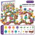 Flower Garden Building Toys Colorful Interconnecting Blocks Building Floral Arrangement Playset Toys For Kids 272 piece sets