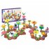 Flower Garden Building Toys Colorful Interconnecting Blocks Building Floral Arrangement Playset Toys For Kids 272 piece sets