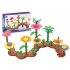 Flower Garden Building Toys Colorful Interconnecting Blocks Building Floral Arrangement Playset Toys For Kids 272 piece sets
