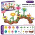 Flower Garden Building Toys Colorful Interconnecting Blocks Building Floral Arrangement Playset Toys For Kids 272 piece sets