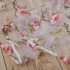 Flower Printing Window Curtain Tulle for Living Room Bedroom Drapes Decor red 1 meter wide x 2 meters high