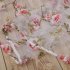Flower Printing Window Curtain Tulle for Living Room Bedroom Drapes Decor red 1 meter wide x 2 meters high