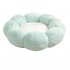 Flower Shape Cat Bed Short Plush Soft Cat House Winter Pet Dog Cushion Mats Nest Light green   light pink  40cm