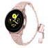Flower Shape Metal Diamante Watch Strap for Samsung Galaxy Watch Active 2 42mm 46mm 20MM rose gold