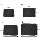Fluffy Winter Warmth Pets  Self-heating  Pad Non-slip Bottom Various Sizes Comfortable Self-warming Cushion Heat Storage Mat Grey_XL