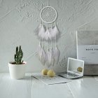 Fluorescent Feather Wind Chime Handmade Dream Catcher as Home Car Hanging Decoration