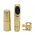 Flute Head Set for Alto Saxophone E flat Hand polished Professional Metal Blowing Mouthpieces with Flute Head Cover Dental Pad Pure Sound  6