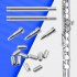 Flute Repair Maintenance Tools Kit Screws Gaskets Pads Dowels Reed Musical Instrument Accessories