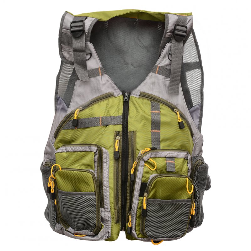 Fishing Mesh Vest Adjustable Size for Men Wom