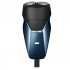 Flyco Electric Shaver Washable Plug Play USB Fast Charging Face Shaver with Precision Trimmer Blue