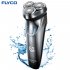 Flyco FS339 Shaving Machine Razor Barbeador Waterproof Rechargeable Washable Rotary Blade Electric Shaver black U S  regulations