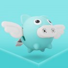 Flying Pig Car Air Outlet Perfume Air Freshener Auto Interior Scent Diffuser Aromatherapy Decor Car Accessory Beige