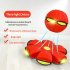 Flying Saucer Ball Magic Deformation UFO With Led Light Flying Toys Decompression Children Outdoor Fun Toys For Kids Gift Red 3 lights