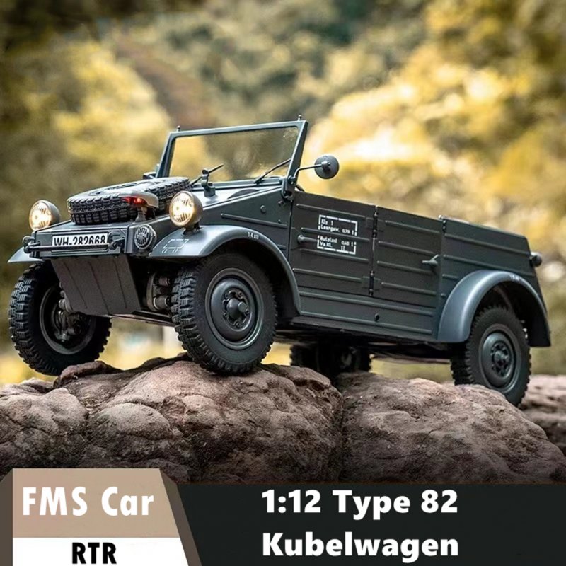 1:12 Fms RC Car Type82 Kubelwagen Electric Model Four-wheel Drive