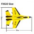 Foam Fx620 Remote Control Glider Fixed Wing Su Su35 Fighter Jet Electric Model Toy Plane Free of Assembly Blue