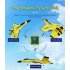 Foam Fx620 Remote Control Glider Fixed Wing Su Su35 Fighter Jet Electric Model Toy Plane Free of Assembly Blue