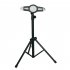 Foldable Adjustable 360 Rotating Stand Tripod Mount for iPad Tablets Phone black
