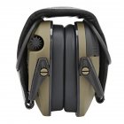 Foldable Anti-Noise Earmuffs Soundproof Ear Defenders for Shooting Ear Defender Electronic Shooting Earmuff Ear Protect green