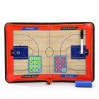 Foldable Basketball Teaching Clipboard Kit Zipper Design Strong Magnetic Nclear Printing Tactical Board Zipper Magnetic Tactical Board