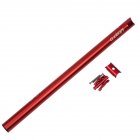 Foldable Bicycle Seat Post Ultra light CNC Seat Straight Tube red