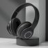 Foldable Bluetooth 5 2 Headphones Gradient Color Design Music Earphone Wireless Gaming Headset Purple