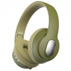 Foldable Bluetooth Headphones Hi-fi Noise Reduction Music Earphone Wireless Gaming Headset ArmyGreen
