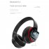 Foldable Bluetooth Headphones Hi fi Noise Reduction Music Earphone Wireless Gaming Headset Vitality blue