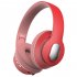 Foldable Bluetooth Headphones Hi fi Noise Reduction Music Earphone Wireless Gaming Headset Vitality blue