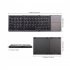 Foldable Bluetooth Keyboard Portable Mini Wireless Touchpad Keypad for ISO Android Windows iPad Black