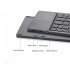 Foldable Bluetooth Keyboard Portable Mini Wireless Touchpad Keypad for ISO Android Windows iPad Silver