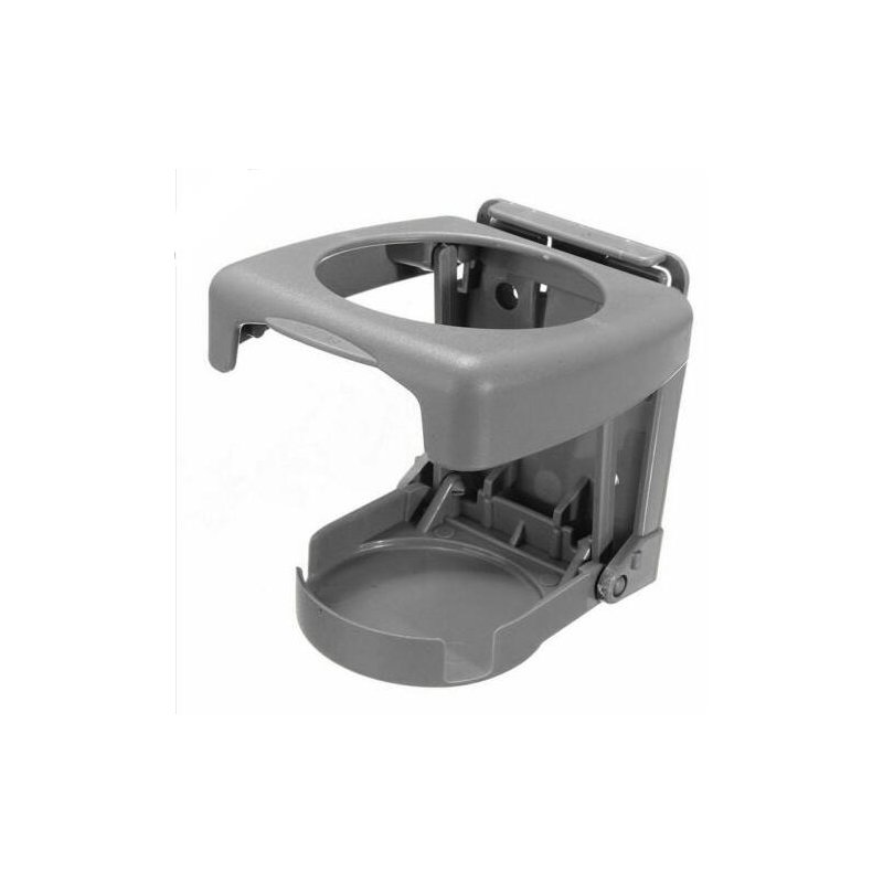 Foldable Car Cup Holder Portable ABS Beverage Holder Cup Bracket gray