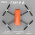 Foldable Cfly C fly Faith2 4k Camera Drone 3 axis  Gimbal  35min  Flight  Time Black 2 batteries