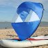 Foldable Kayak Wind Sail Ultra light Portable Special Sail for Water Sports Canoe Inflatable Boat Sup Blue