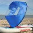 Foldable Kayak Wind Sail Ultra light Portable Special Sail for Water Sports Canoe Inflatable Boat Sup Blue