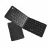 Foldable Keyboard Rechargeable 67 Keys Keyboard Portable Wireless Office Keyboard Compatible For Windows Android IOS black