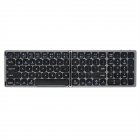 Foldable Keyboard Portable Wireless Keyboard Rechargeable Ultra Silence Keyboard Compatible For Android Windows IOS Devices Digital keyboard version