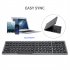 Foldable Keyboard Portable Wireless Keyboard Rechargeable Ultra Silence Keyboard Compatible For Android Windows IOS Devices Digital keyboard version