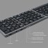 Foldable Keyboard Portable Wireless Keyboard Rechargeable Ultra Silence Keyboard Compatible For Android Windows IOS Devices Digital keyboard version