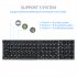Foldable Keyboard Portable Wireless Keyboard Rechargeable Ultra Silence Keyboard Compatible For Android Windows IOS Devices Digital keyboard version