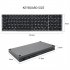 Foldable Keyboard Portable Wireless Keyboard Rechargeable Ultra Silence Keyboard Compatible For Android Windows IOS Devices Digital keyboard version