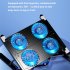 Foldable Laptop Holder Stand Cooling Pad Table Bracket With Radiator Silent Fan Notebook Accessories 4 fan models