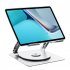 Foldable Laptop Stand Aluminum Alloy Lifting Bracket Double layer Cooling Rack Rotatable Notebook Holder Silver Gray