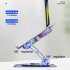 Foldable Laptop Stand Aluminum Alloy Lifting Bracket Double layer Cooling Rack Rotatable Notebook Holder Silver Gray