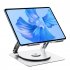 Foldable Laptop Stand Aluminum Alloy Lifting Bracket Double layer Cooling Rack Rotatable Notebook Holder Silver Gray