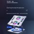 Foldable Laptop Stand Aluminum Alloy Lifting Bracket Double layer Cooling Rack Rotatable Notebook Holder Silver Gray