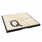 Foldable Magnetic Go Game Weiqi Set Wear-resistant Black White Chessman Puzzle Chess Board Game Toys Gift as picture show