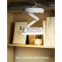 Foldable Mini Fan 4 Speed Adjustable Usb Rechargeable Wall Mounted Ceiling Fan With Led Light Air Cooler Fan Ordinary