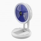 Foldable Mini Fan 4 Speed Adjustable Usb Rechargeable Wall Mounted Ceiling Fan With Led Light Air Cooler Fan Ordinary